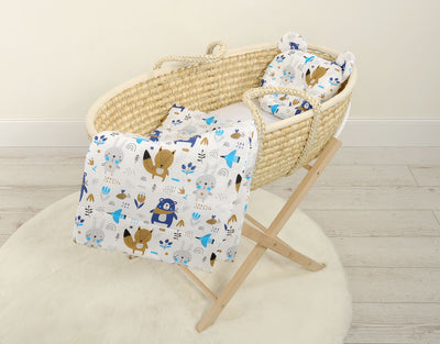 Vauvan Peitto Ja Tyyny - Puuvilla - Teddy Bear - Navy Blue Bears