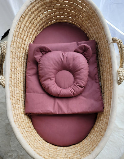 Moseskorin Peito Ja Tyyny - Teddy Bear - Pastel Violet