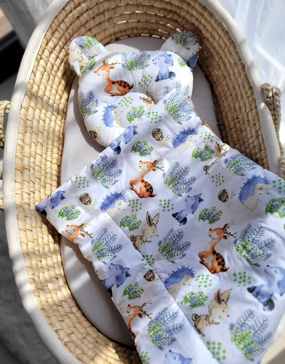 Vauvan Peitto Ja Tyyny - Puuvilla - Teddy Bear - Forest Adventure