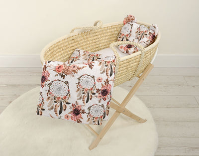 Vauvan Peitto Ja Tyyny - Puuvilla - Teddy Bear - Flower Dream Catchers