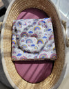 Vauvan Peitto Ja Tyyny - Puuvilla - Teddy Bear - Rainbow