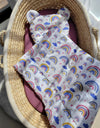 Vauvan Peitto Ja Tyyny - Puuvilla - Teddy Bear - Rainbow