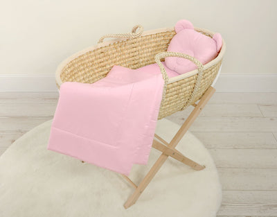 Moseskorin Peito Ja Tyyny - Teddy Bear - Pink