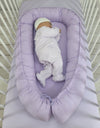 My Sweet Baby - My Sweet Baby Premium Cocoon kaksipuolinen vauvanpesä vauvoille - lila