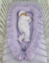 My Sweet Baby - Premium Cocoon vauvanpesä röyhelöllä My Sweet Baby lila