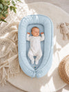 My Sweet Baby - My Sweet Baby Premium kaksipuolinen vauvan pesä Cocoon sininen