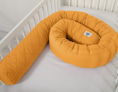 2-in-1 - Unipesä ja reunapehmuste - honey yellow