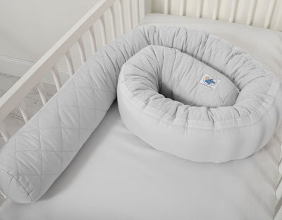 2-in-1 - Unipesä ja reunapehmuste - gray