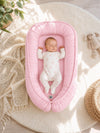 My Sweet Baby - Premium Cocoon kaksipuolinen vauvan unipesä My Sweet Baby vaaleanpunainen