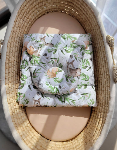 Vauvan Peitto Ja Tyyny - Puuvilla - Teddy Bear - Woodland Green