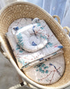 Vauvan Peitto Ja Tyyny - Puuvilla - Teddy Bear - Blue Birds