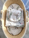 Vauvan Peitto Ja Tyyny - Puuvilla - Teddy Bear - Brown Birds