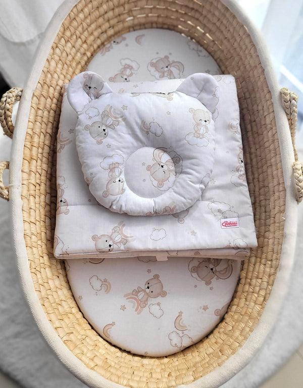 My Sweet Baby - Teddy-peitto ja tyyny - 2 osan setti - Sateenkaari beige karhu
