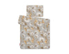 Newborn vuodevaatesetti 2-kpl 75x100cm - Dandelions grey