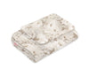 Bobono - 2-osainen vuodevaatesetti 75x100 cm Newborn - Pionit beige