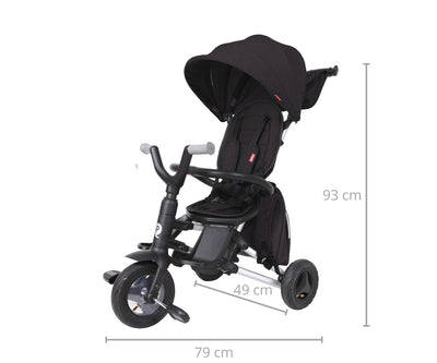 Kolmipyörä Lasten - Nova+ Air Black - Vuodevaatteet.fi