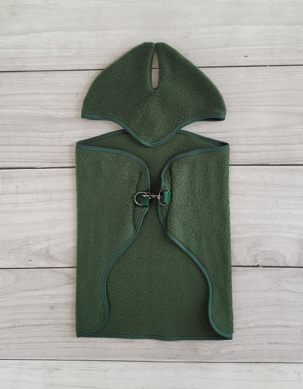 Super Hobby Horse - Hobby Horse A3 -setti: fleecehuopa ja korvaläpät - pullonvihreä