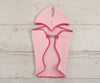 Super Hobby Horse - Hobby Horse A4 ja A5 fleeceviltin ja korvalaput - vaaleanpunainen