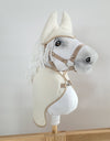 Super Hobby Horse - Hobby Horse A4 ja A5 fleeceviltin ja korvalappujen setti - kermanvärinen