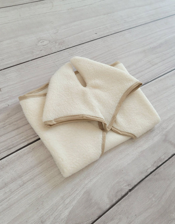 Super Hobby Horse - Hobby Horse A4 ja A5 fleeceviltin ja korvalappujen setti - kermanvärinen