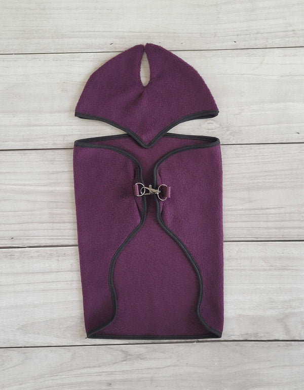 Super Hobby Horse - Hobby Horse A4 ja A5 setti: fleecehuopa + korvahuppu - luumu