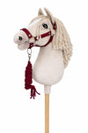 Super Hobby Horse - Hobby Horse riimusetti A3 + naru nyöristä viininpunainen