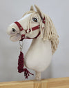 Super Hobby Horse - Hobby Horse riimusetti A3 + naru nyöristä viininpunainen