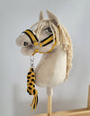 Super Hobby Horse - Hobby Horse -riimunnaru kaksinkertaisesta nyöristä musta-hunajankeltainen