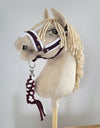 Super Hobby Horse - Hobby Horse -riimunnaru kaksoisnyöristä valkoinen-luumu