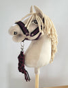 Super Hobby Horse - Hobby Horse riimunnaru kaksinkertaisesta nyöristä - musta-luumu