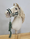 Super Hobby Horse - Hobby Horse -riimunnaru kaksinkertaisesta nyöristä musta-salvia