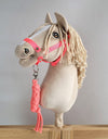 Super Hobby Horse - Hobby Horse talutushihna kaksinkertaisesta narunyöristä neon pinkki