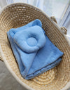 My Sweet Baby - Teddy Muslin peitto ja tyyny - 2 osan setti - sininen