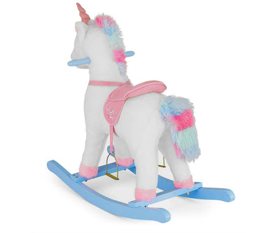 Ruusukultainen Lasten Pehmounicorn-patsas