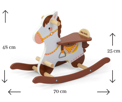 Nahkainen Pehmolelukaritsa 18 cm, Ruskea