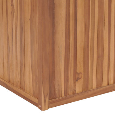 Korotettu kukkalaatikko 100x50x70 cm täysi tiikki - Vuodevaatteet