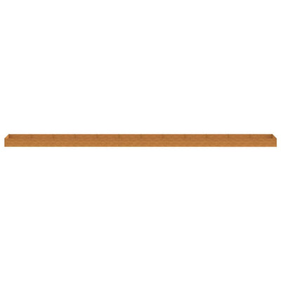 Korotettu kukkalaatikko 1150x100x36 cm Corten teräs - Vuodevaatteet