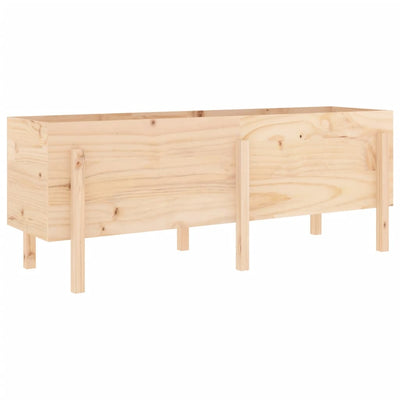 Korotettu kukkalaatikko 160x50x57 cm täysi mänty - Vuodevaatteet