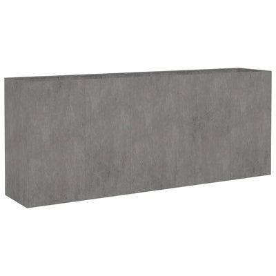 Korotettu kukkalaatikko 200x40x80 cm Corten teräs - Vuodevaatteet