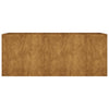 Korotettu kukkalaatikko 200x80x80 cm Corten teräs - Vuodevaatteet