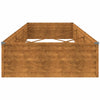Korotettu kukkalaatikko 291x100x36 cm Corten teräs - Vuodevaatteet