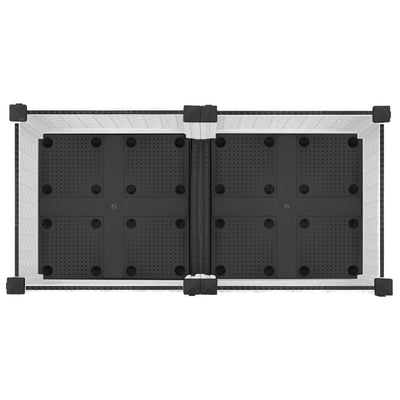 Korotettu kukkalaatikko 80x40x23 cm polypropeeni - Vuodevaatteet