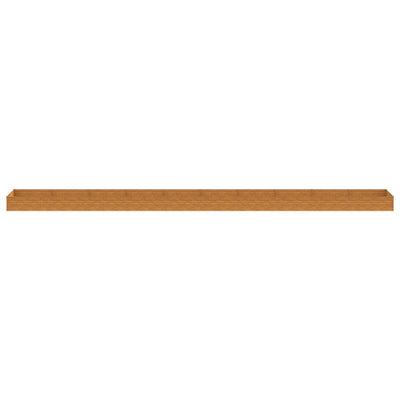 Korotettu kukkalaatikko 960x100x36 cm Corten teräs - Vuodevaatteet
