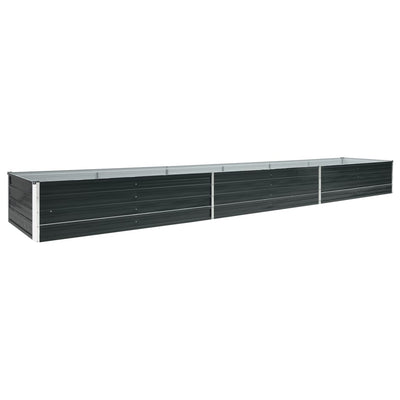 Korotettu kukkalaatikko galv. teräs 480x80x45 cm antrasiitti - Vuodevaatteet