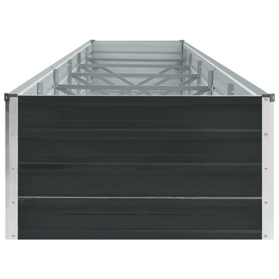 Korotettu kukkalaatikko galv. teräs 480x80x45 cm antrasiitti - Vuodevaatteet