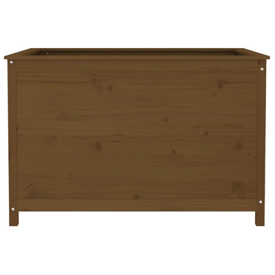 Korotettu kukkalaatikko hunajanrus 119,5x82,5x78 cm täysi mänty - Vuodevaatteet