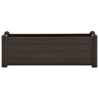 Korotettu kukkalaatikko PP mokka 100x43x35 cm - Vuodevaatteet