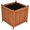 Korotetut kukkalaatikot 2 kpl 50x50x50 cm kuusi - Vuodevaatteet