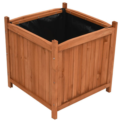 Korotetut kukkalaatikot 2 kpl 50x50x50 cm kuusi - Vuodevaatteet