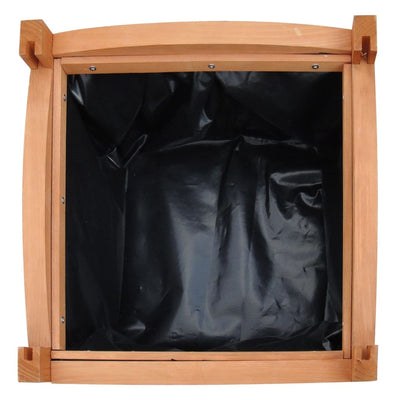 Korotetut kukkalaatikot 4 kpl 30x30x30 cm - Vuodevaatteet